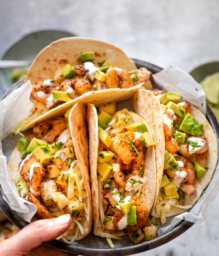 shrimp tacos