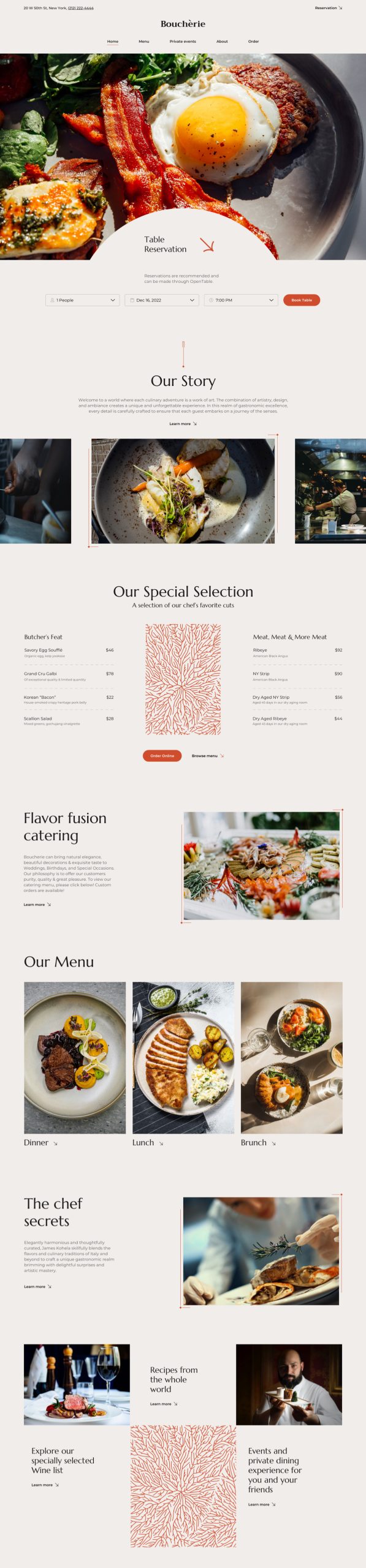 Menus